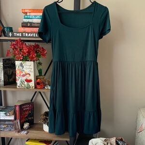Elegant Teal Dress